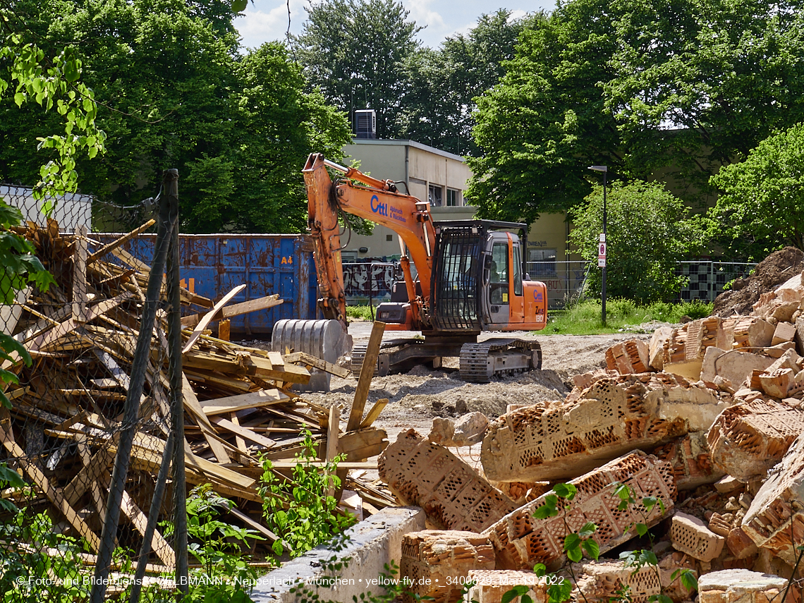 19.05.2022 - Baustelle am Haus für Kinder in Neuperlach